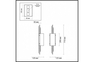 Бра Odeon Light Exclusive Margaret 5415/2W - 3