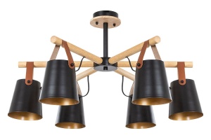 Потолочная люстра Arte Lamp THOMAS A7032PL-6BK