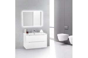 Тумба с раковиной BelBagno Etna 39 80 bianco lucido - 2