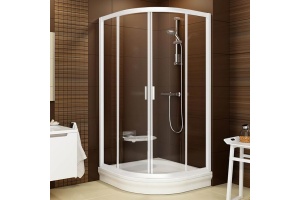 Душевой уголок Ravak BLCP4-90 Transparent, профиль белый