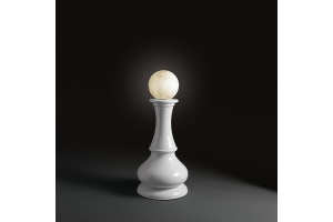 Kerasan Artwork Cтатуэтка декоративная Pedone, цвет белый глянцевый - 2