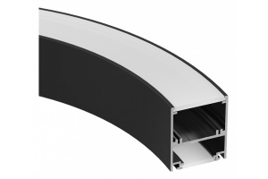 Профиль Arlight SL-ARC-5060-D1000-A90 Black 029268