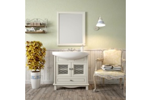 Зеркало Opadiris Омега 75 слоновая кость - 2