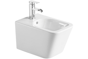 Биде подвесное Abber Rechteck белое