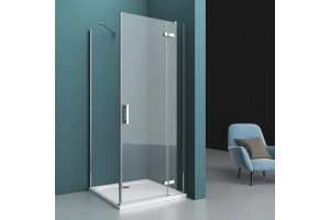 Душевой уголок BelBagno Kraft 80х90 хром (KRAFT-AH-12-80/90-C-Cr-R)