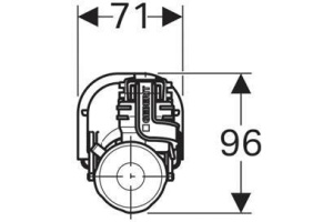 Наливной механизм Geberit Impuls (281.208.00.1) - 3