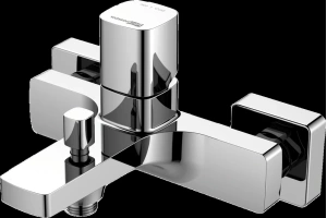 Смеситель для ванны с душем Wasserkraft Naab хром