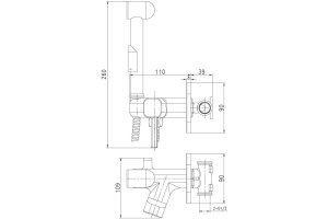 Гигиенический душ Lemark Solo со смесителем LM7165C - 2