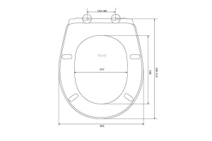 Сиденье для унитаза Berges  (011201) - 2