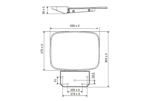 Сиденье для душа Excellent белое - 3
