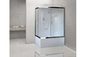 Душевая кабина Royal Bath BP 120х80 R профиль белый стекло матовое - 2