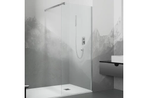 Душевая перегородка RGW Walk In WA-001 80х195 профиль хром стекло прозрачное