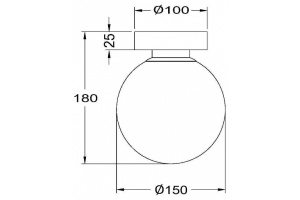 Накладной светильник Maytoni Basic form MOD321WL-01W - 2