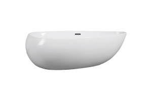 Акриловая ванна Black&White Swan 170х95 белая - 2
