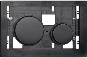 Кнопка смыва TECE Loop Modular кнопка черная, стекло на выбор - 2