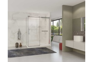 Душевой уголок Vincea Como Soft 140х100 профиль хром стекло прозрачное - 2