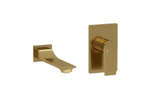 Смеситель для раковины Wasserkraft Aisch золото матовый