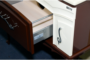 Тумба под раковину Misty Флоренция 100 бежево-коричневая - 3