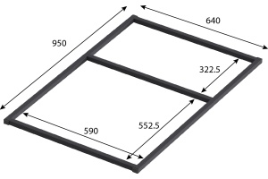 Ножки для душевого поддона Good Door Essentia 100x70 - 2