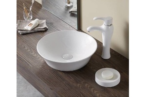 Раковина накладная Ceramalux N 41 белый (9381) - 2