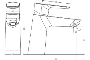 Смеситель Iddis Cloud CLOWG00I01 для раковины - 2