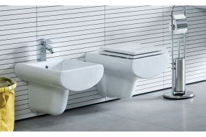 Чаша для унитаза подвесного Creavit Slim SM320 - 3