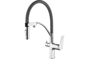 Смеситель для кухни Lemark Comfort LM3074C-Gray