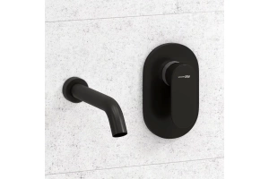 Смеситель для раковины WasserKraft Elbe черный матовый - 2