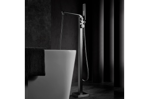 Смеситель напольный Black&White Universell черный матовый - 2