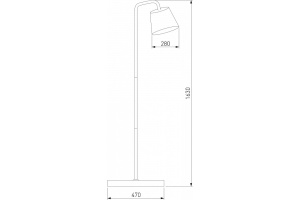 Торшер Eurosvet Montero 01135/1 белый - 2