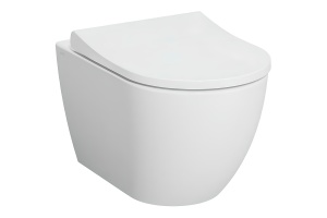 Чаша для унитаза подвесного Vitra Mia Round SmoothFlush без сиденья белый