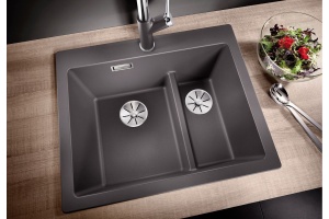 Мойка из гранита Blanco Pleon серый (521690) - 3