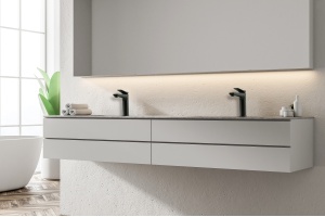 Смеситель Lemark Bronx для раковины, черный LM3737BL - 3