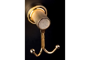 Двойной крючок Boheme Royal Cristal золото - 2