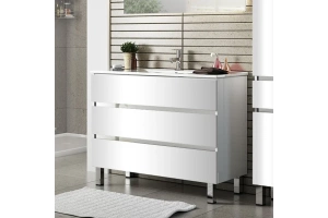 Комплект мебели Sanvit Кубэ-3 90 белый глянец - 2