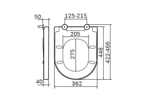 Сиденье для унитаза Am.pm Spirit 2.0 (C707855WH) - 3