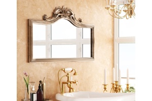 Ванна из искусственного камня Фэма Салерно 2 белая, ножки золото - 3