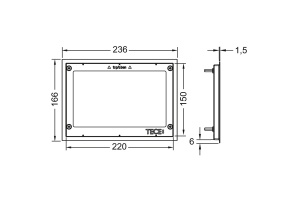 Рамка декоративная, металлическая, матовая - 2