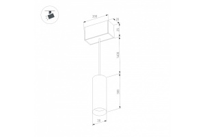 Трековый светодиодный светильник Arlight Mag-Spot-Hang-25-R30-5W Day4000 034245 - 3