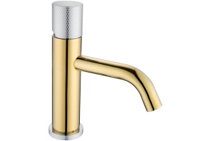 Смеситель Boheme Stick 121-CRG.2 для раковины, chrome touch gold