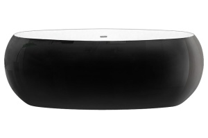 Акриловая ванна BELBAGNO 180х90 черный (BB18-NERO/BIA)