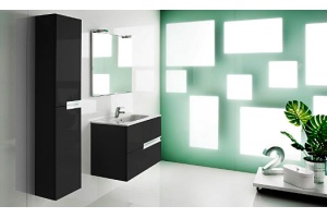 Мебель для ванной Roca Victoria Nord Black Edition 80 черная - 3