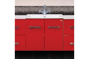 Мебель для ванной Misty Атланта красная - 2