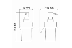 Elbe 7299 Дозатор для жидкого мыла - 3