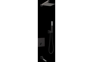 Душевой комплект RGW Shower Panels SP-371B черный матовый