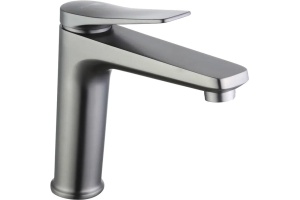 Смеситель Lemark Bronx LM3737GM для умывальника средний, монолитный, графит