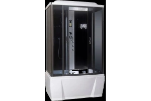 Душевой бокс Arcus 120х85 черный стекло тонированное