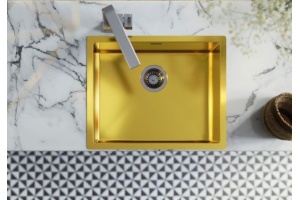 Мойка кухонная Alveus Quadrix Monarch 50 золото - 3