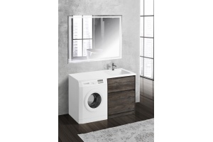 Комплект мебели Belbagno Kraft 120 темное дерево