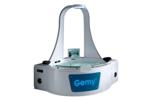 Акриловая ванна Gemy 170х170 белая с гидромассажем